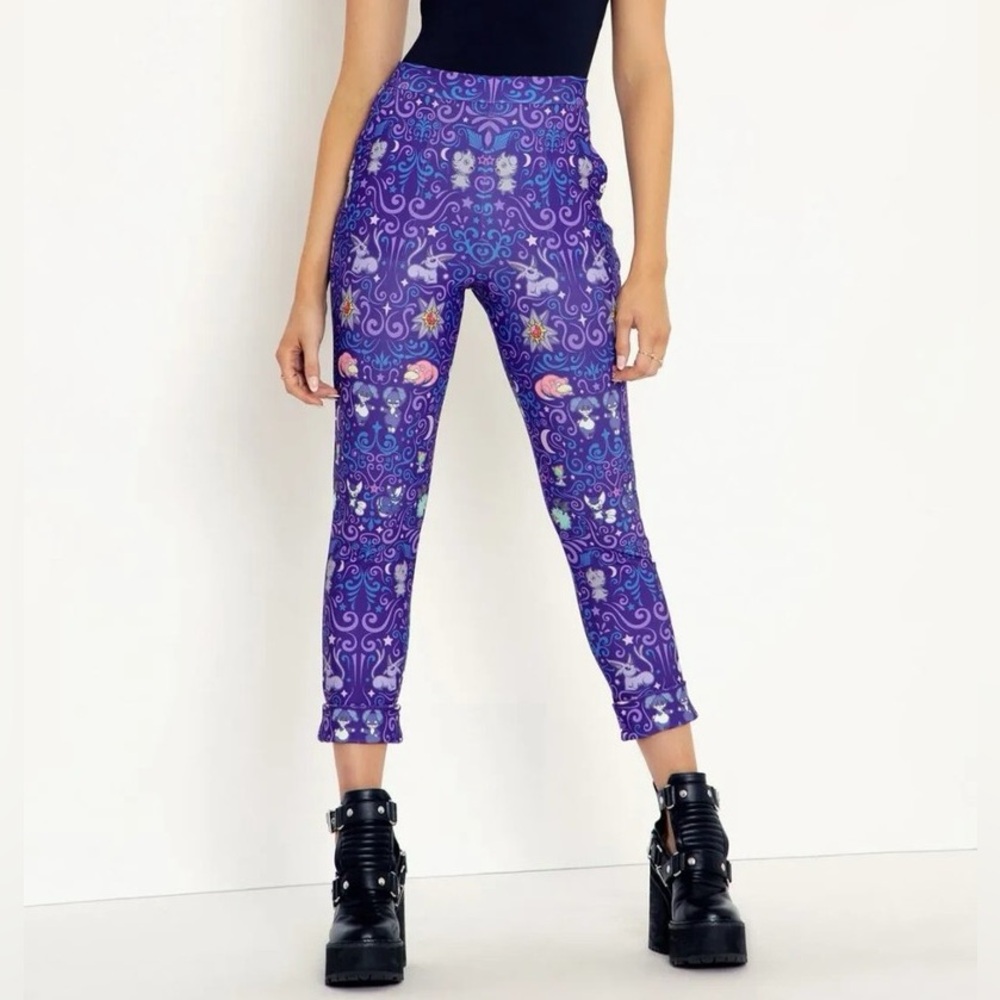 BlackMilk Psychic-Type Cuffed Pants Pokemon size Medium Halloween!